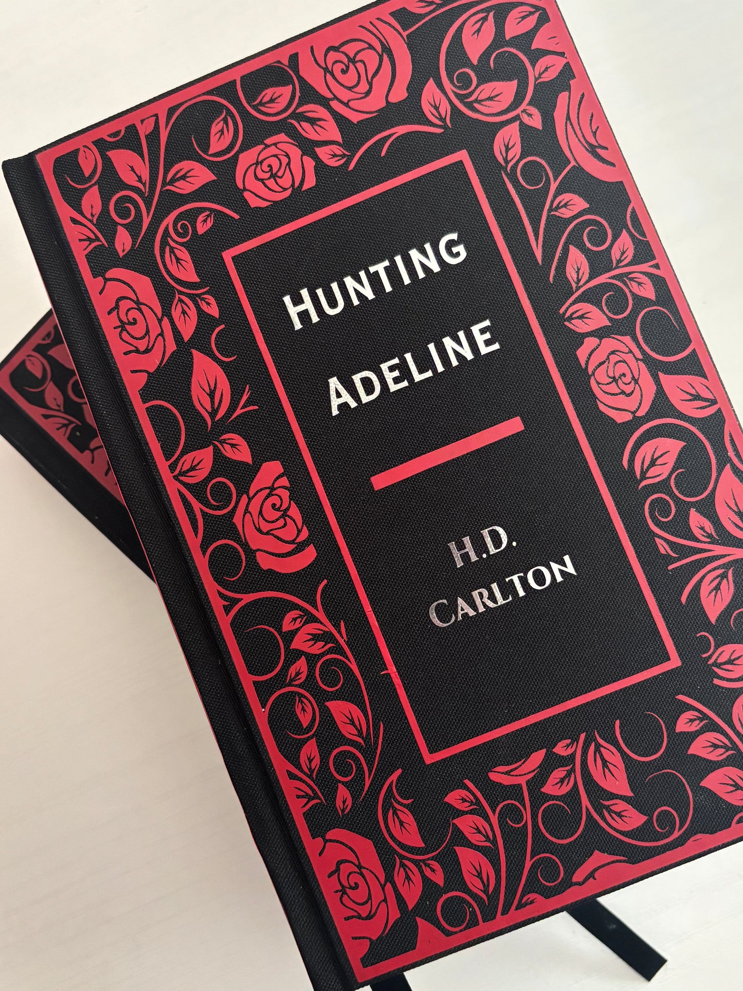 Haunting & Hunting Adeling by H.D. Carlton Rebound Set | Cat and Mouse Duet | Handmade Rebound Books|
