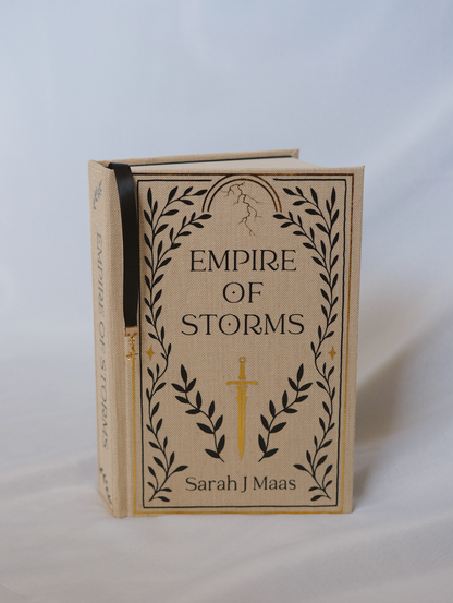 Empire of Storms by Sarah J Maas Rebind | Special Edition Custom Rebound Book