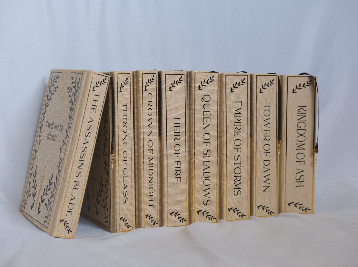 Throne of Glass Series by Sarah J Maas Full Rebound Set | Handmade Special Custom Editions