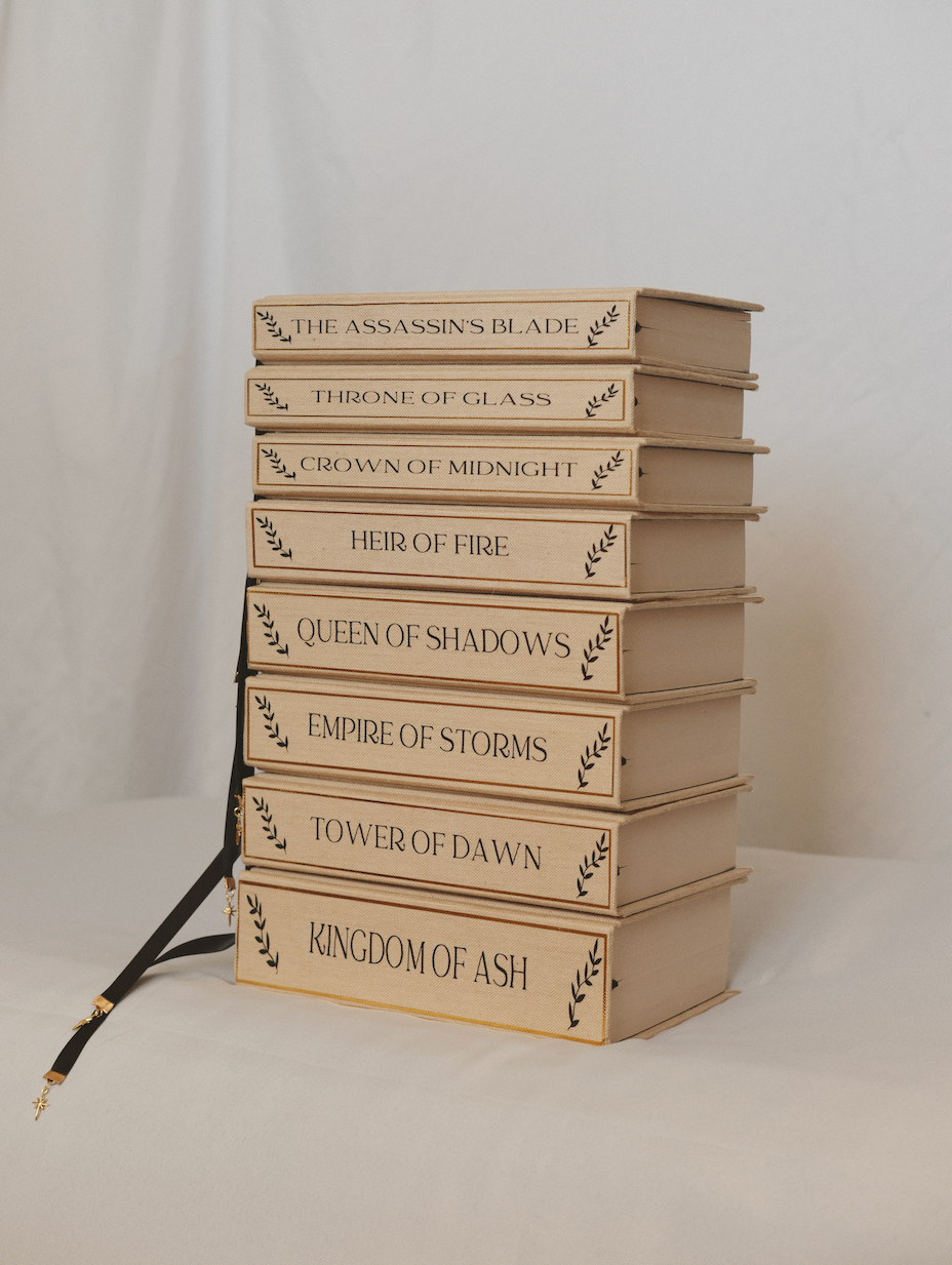 Throne of Glass Series by Sarah J Maas Full Rebound Set | Handmade Special Custom Editions