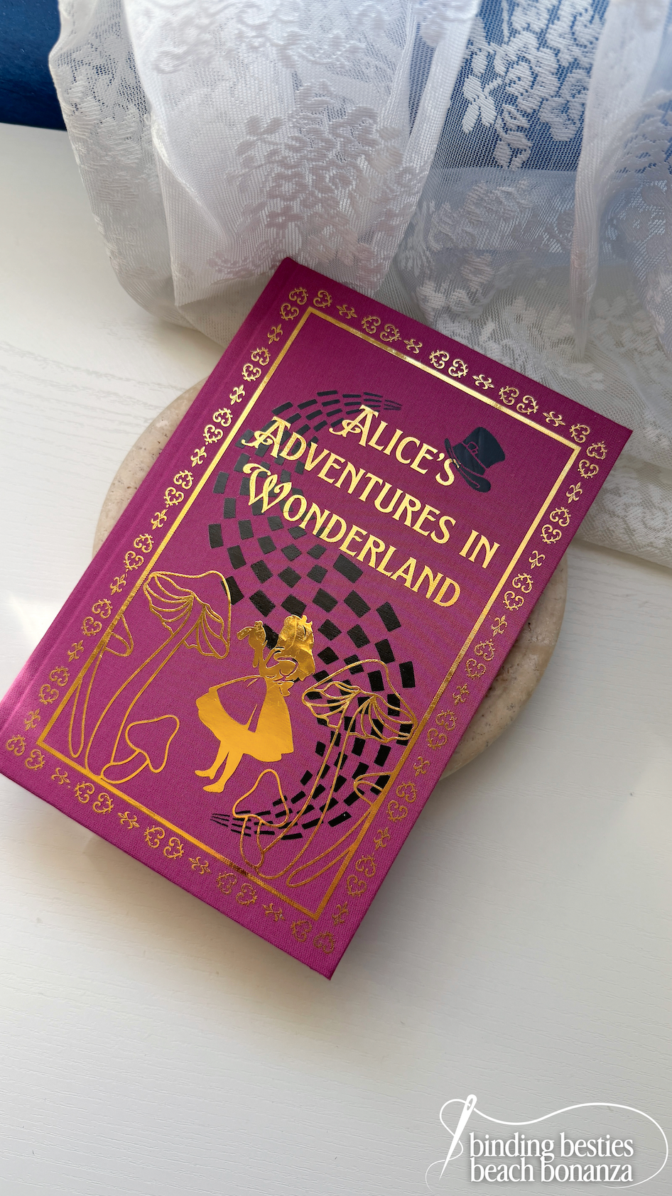 Alice's Adventure's in Wonderland by Lewis Carroll Rebind | Special Custom Edition | Rebound Book