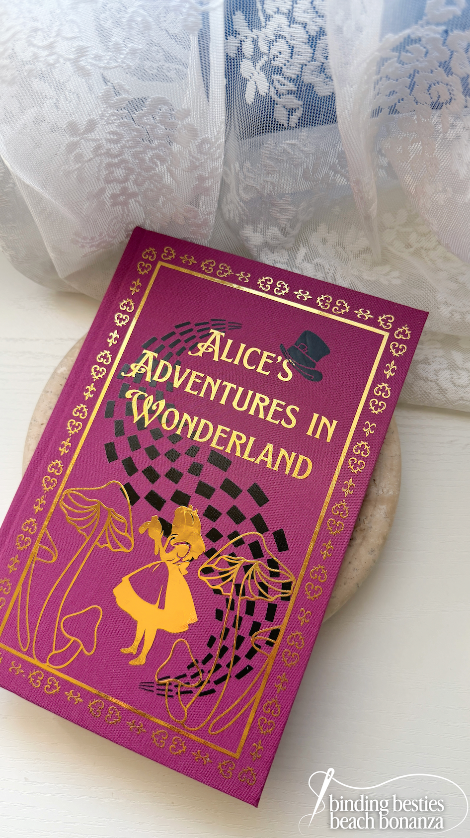 Alice's Adventure's in Wonderland by Lewis Carroll Rebind | Special Custom Edition | Rebound Book
