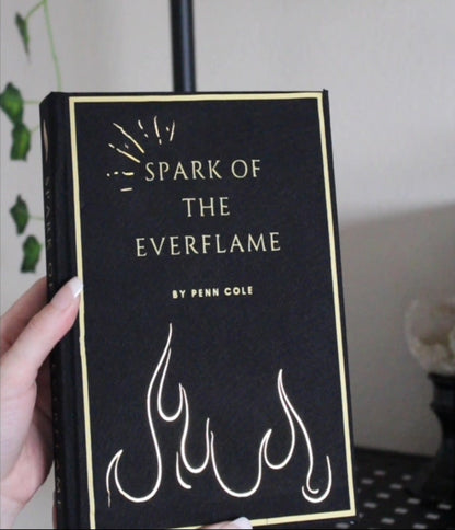 Spark of the Everflame by Penn Cole Rebind | Special Custom Edition | Handmade Rebound Book