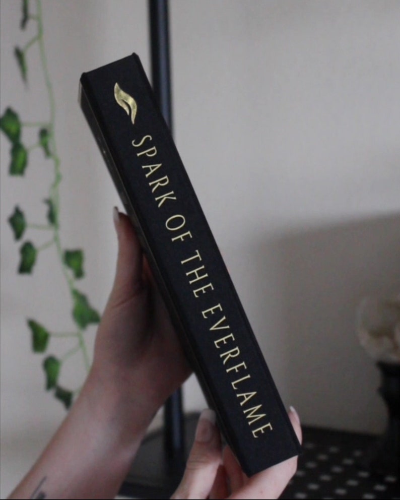 Spark of the Everflame by Penn Cole Rebind | Special Custom Edition | Handmade Rebound Book