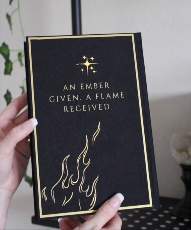 Spark of the Everflame by Penn Cole Rebind | Special Custom Edition | Handmade Rebound Book
