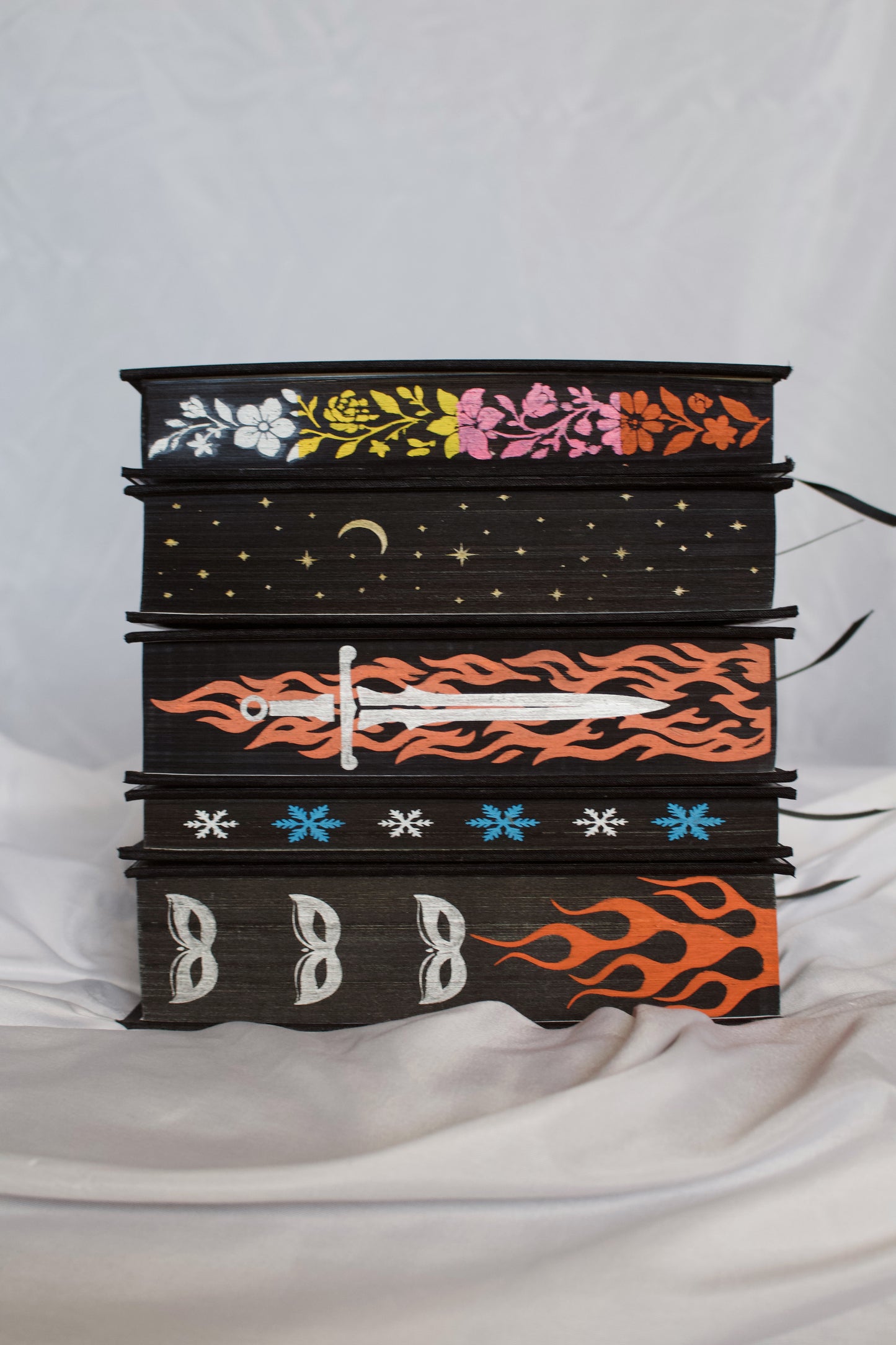 A Court of Thorns and Roses (ACOTAR) Series Set Rebinds | Handmade, Custom Special Edition, Rebound Books