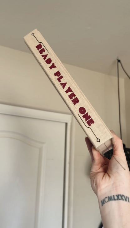 Ready Player One by Ernest Cline Rebind | Special Custom Edition | Rebound Handmade Book