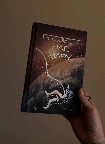 Project Hail Mary by Andy Weir Special Custom Edition | Rebind, Handmade Rebound Book