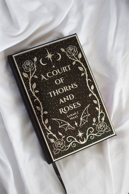 A Court of Thorns and Roses by Sarah J Maas Rebind | Handmade, Custom Special Edition, Rebound Book