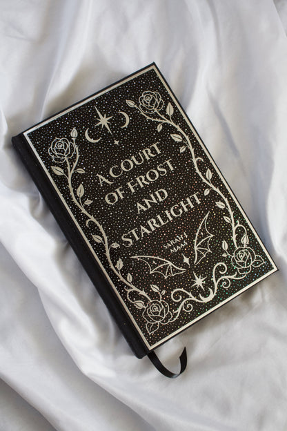 A Court of Frost and Starlight by Sarah J Maas | Handmade, Custom Special Edition Rebind, Rebound Book