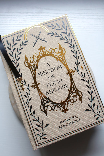 A Kingdom of Flesh and Fire by Jennifer L Armentrout Rebind | Special Custom Edition | Rebound Book