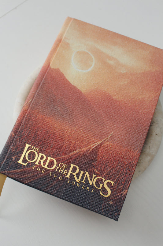 The Two Towers by J.R.R. Tolkien – Custom Canvas Hardcover Rebind