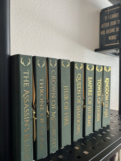 Throne of Glass Series by Sarah J Maas Full Rebound Set | Handmade Special Custom Editions