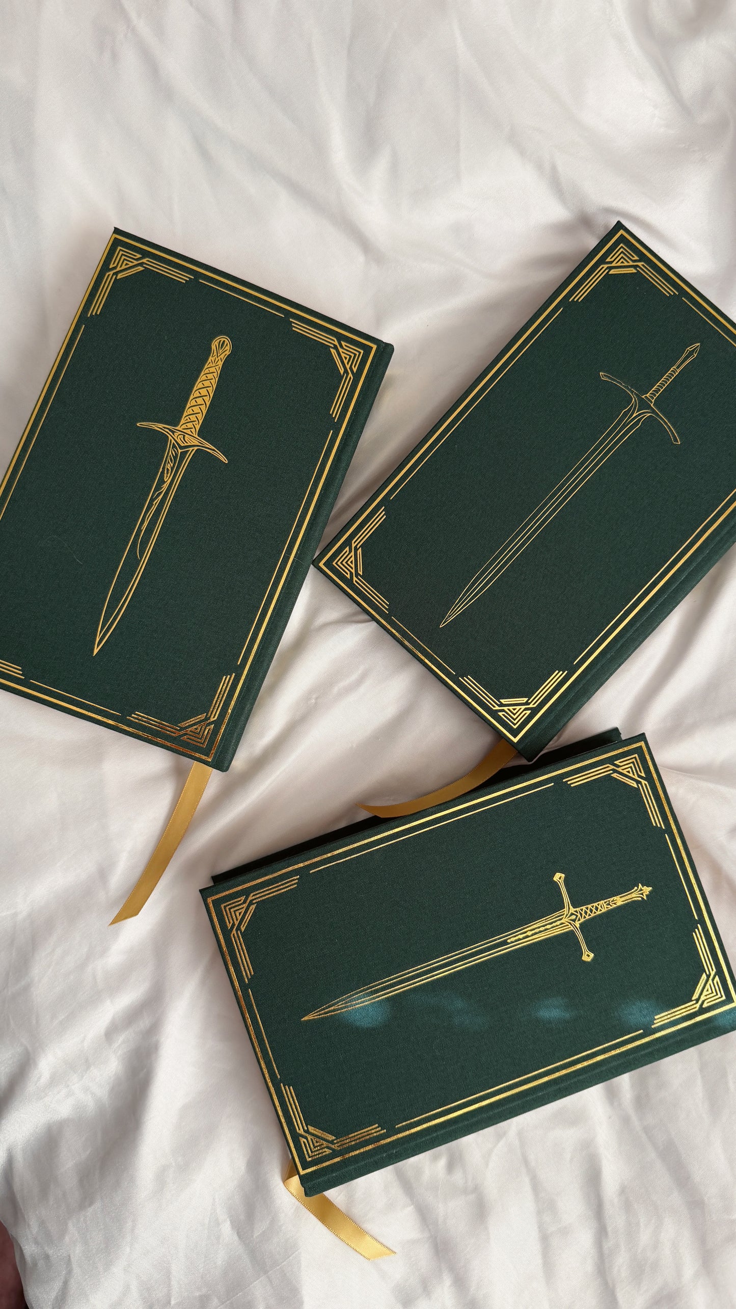 The Lord of the Rings Trilogy by J.R.R. Tolkien Rebound Set | Custom Special Editions | Rebinds