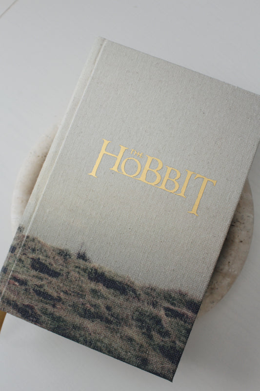 The Hobbit by J.R.R. Tolkien – Custom Canvas Hardcover Rebind