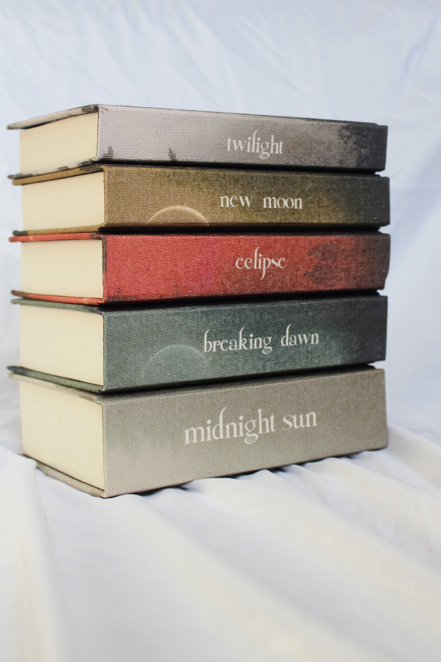 Twilight Series by Stephenie Meyer Rebound Set | Special Custom Edition Rebinds