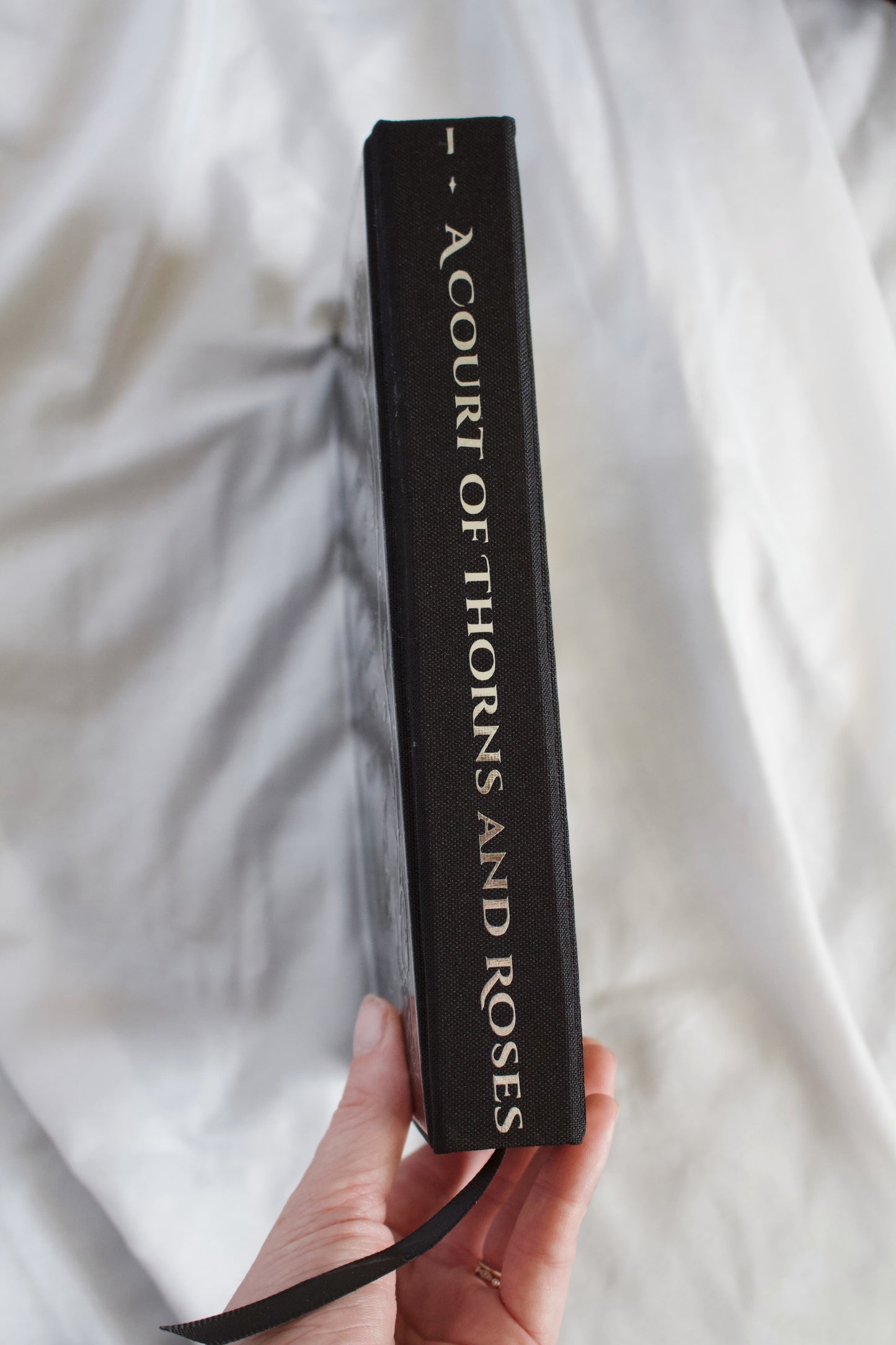 A Court of Thorns and Roses by Sarah J Maas Rebind | Handmade, Custom Special Edition, Rebound Book