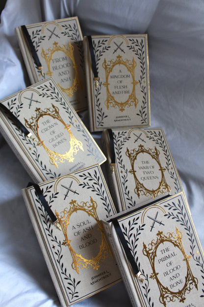 The Blood and Ash Series Rebound Set | Special Custom Editions | Rebound Books