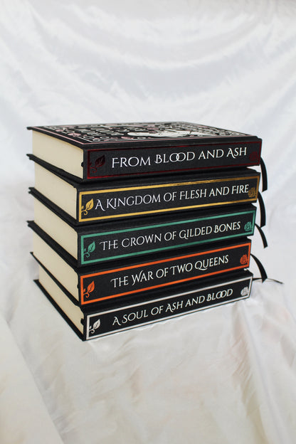 Blood and Ash Series by Jennifer L Armentrout Rebound Special Custom Edition Set, Fantasy Romance Rebind Set, Handmade