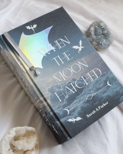 When the Moon Hatched by Sarah A. Parker Rebind | Handmade, Custom Special Edition, Rebound Book