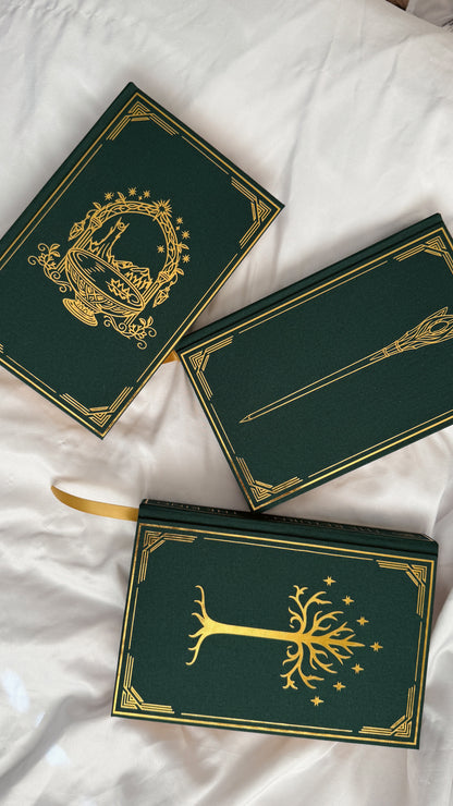 The Lord of the Rings Trilogy by J.R.R. Tolkien Rebound Set | Custom Special Editions | Rebinds