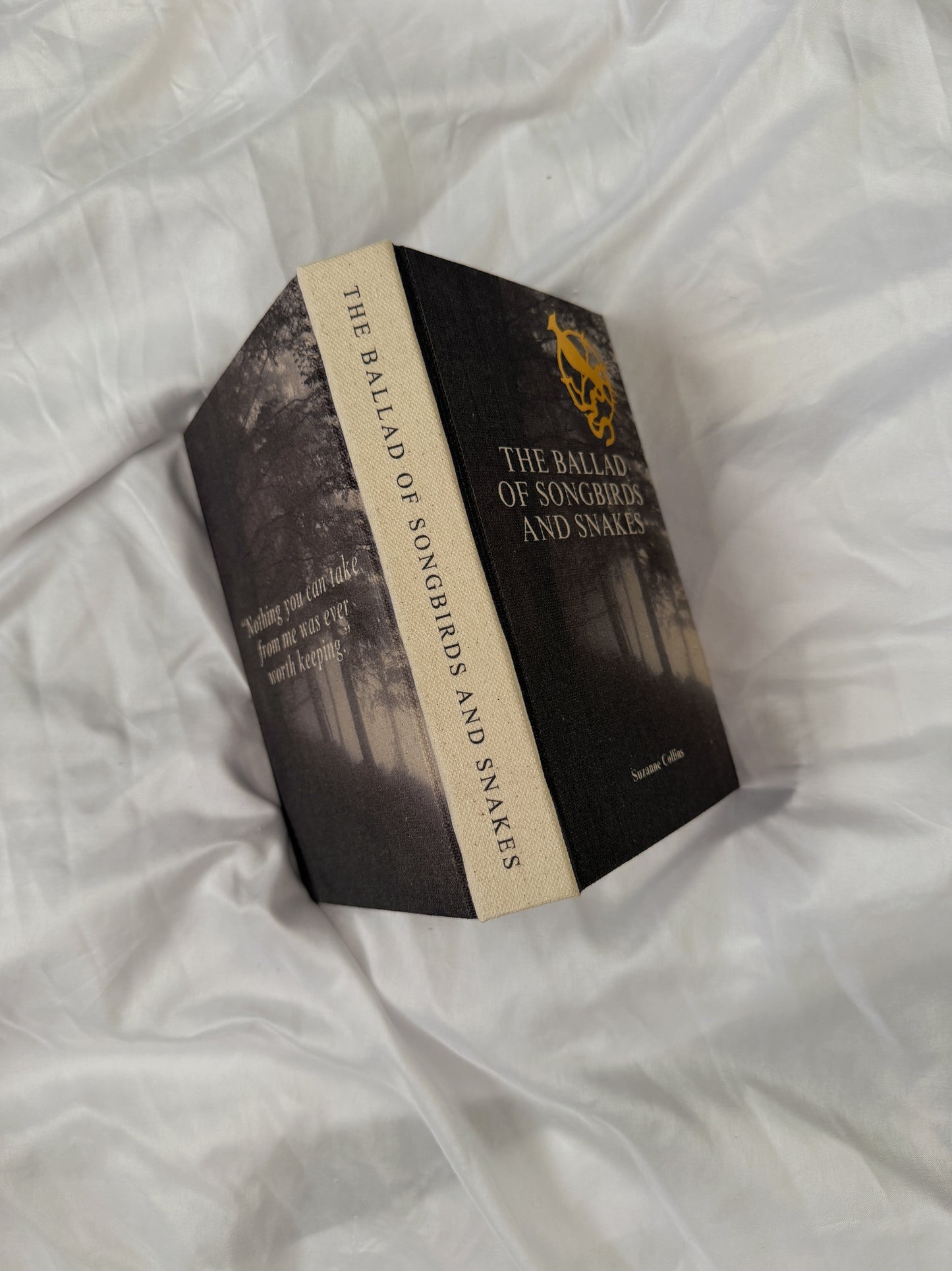 The Ballad of Songbirds and Snakes by Suzanne Collins Custom Special Edition, Handmade Rebound Book
