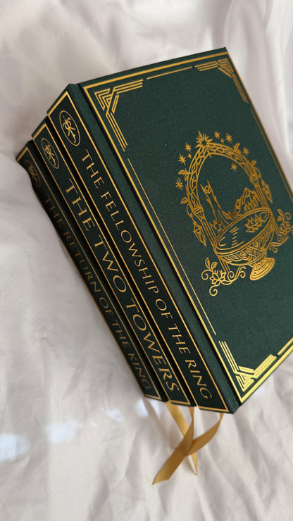 The Lord of the Rings Trilogy by J.R.R. Tolkien Rebound Set | Custom Special Editions | Rebinds