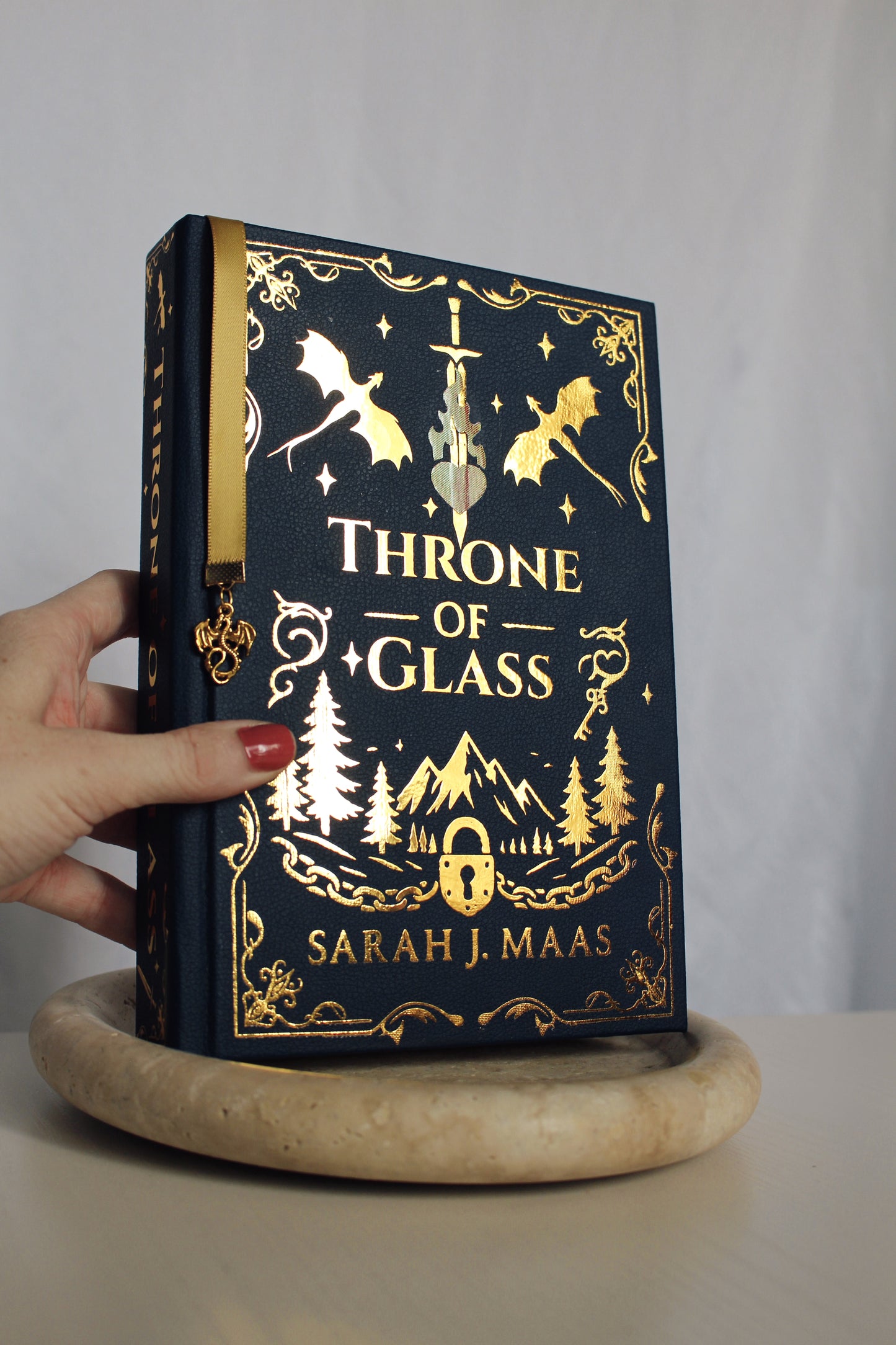 Throne of Glass by Sarah J Maas Rebind | Special Edition Custom Rebound Book