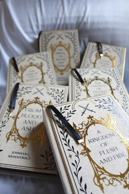 The Blood and Ash Series Rebound Set | Special Custom Editions | Rebound Books