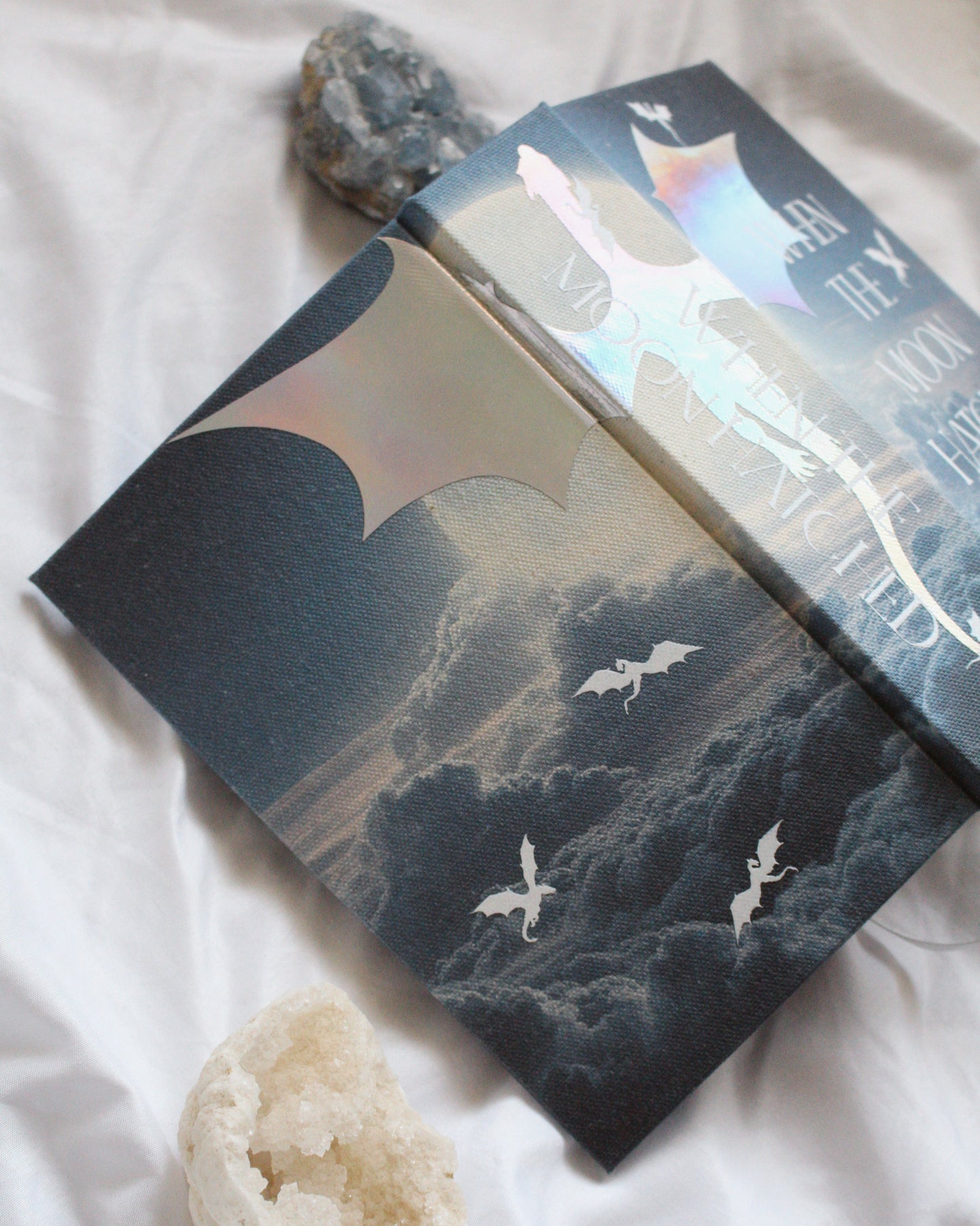 When the Moon Hatched by Sarah A. Parker Rebind | Handmade, Custom Special Edition, Rebound Book