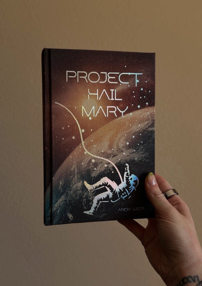 Project Hail Mary by Andy Weir Special Custom Edition | Rebind, Handmade Rebound Book
