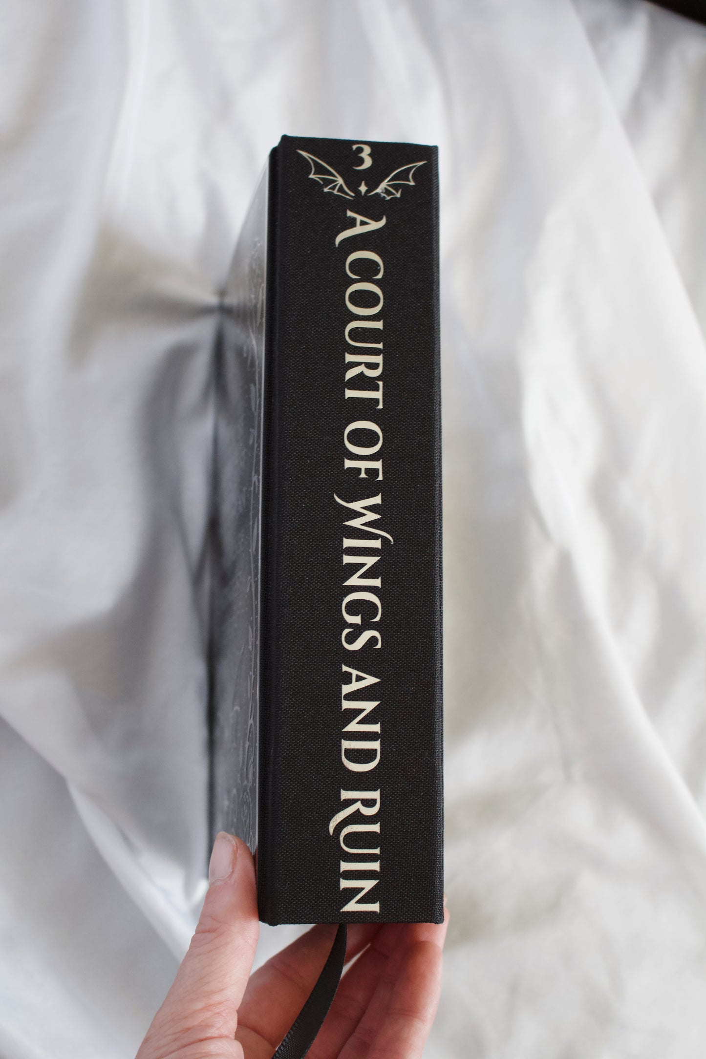 A Court of Wings and Ruin by Sarah J Maas | Handmade, Custom Special Edition Rebind, Rebound Book