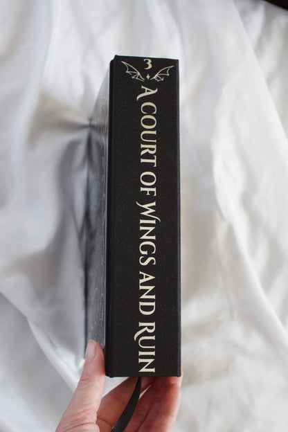 A Court of Wings and Ruin by Sarah J Maas | Handmade, Custom Special Edition Rebind, Rebound Book
