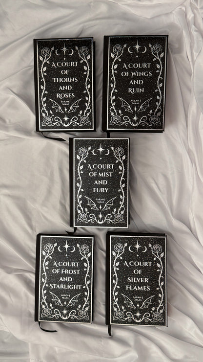 A Court of Thorns and Roses (ACOTAR) Series Set Rebinds | Handmade, Custom Special Edition, Rebound Books