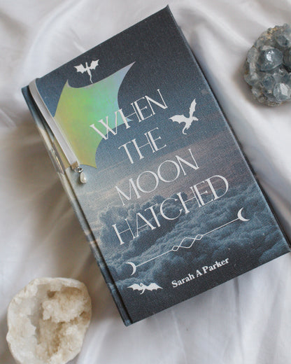 When the Moon Hatched by Sarah A. Parker Rebind | Handmade, Custom Special Edition, Rebound Book