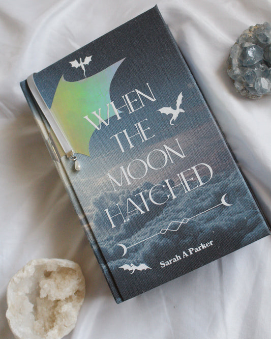When the Moon Hatched by Sarah A. Parker Rebind | Handmade, Custom Special Edition, Rebound Book