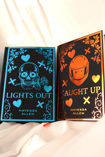 Lights Out & Caught Up by Navessa Allen Rebinds | Custom Special Editions | Rebound Books