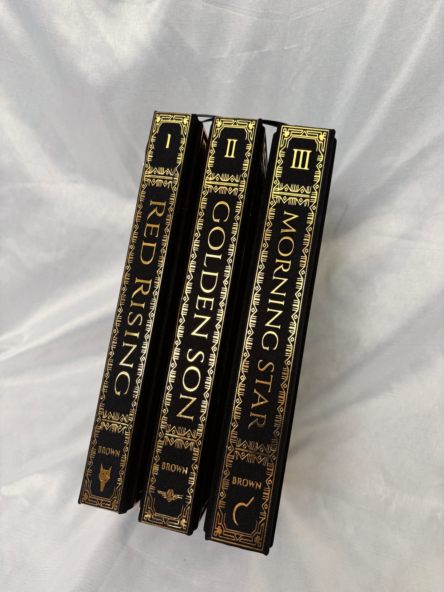 Red Rising Trilogy by Pierce Brown Rebinds | Special Custom Edition | Rebound Set
