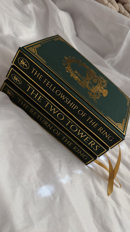 The Lord of the Rings Trilogy by J.R.R. Tolkien Rebound Set | Custom Special Editions | Rebinds