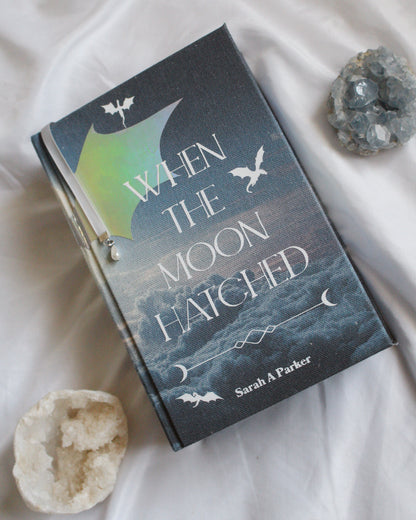 When the Moon Hatched by Sarah A. Parker Rebind | Handmade, Custom Special Edition, Rebound Book
