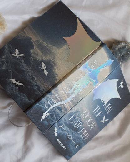 When the Moon Hatched by Sarah A. Parker Rebind | Handmade, Custom Special Edition, Rebound Book
