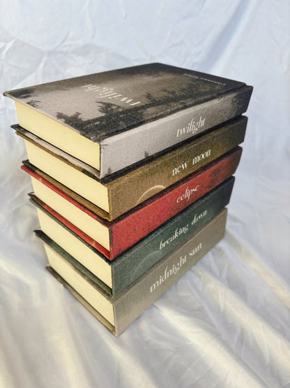 Twilight Series by Stephenie Meyer Rebound Set | Special Custom Edition Rebinds