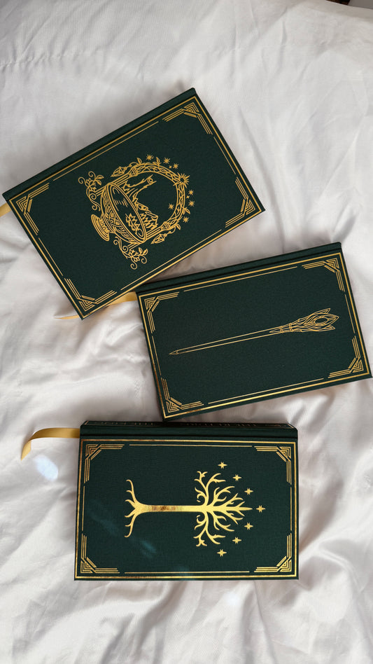 The Lord of the Rings Trilogy by J.R.R. Tolkien Rebound Set | Custom Special Editions | Rebinds
