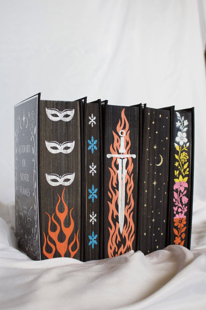 A Court of Thorns and Roses (ACOTAR) Series Set Rebinds | Handmade, Custom Special Edition, Rebound Books