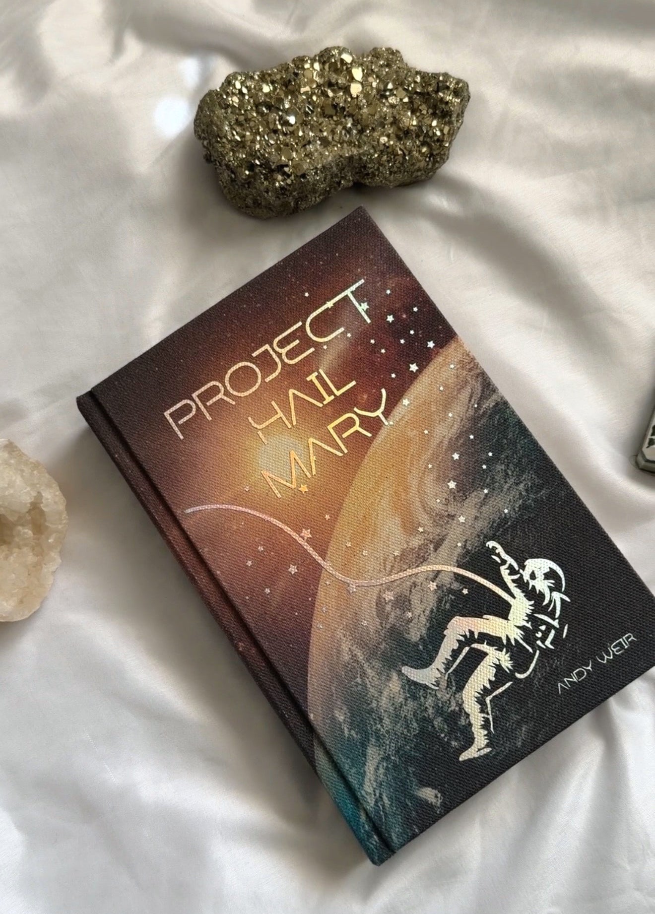 Project Hail Mary by Andy Weir Special Custom Edition | Rebind, Handmade Rebound Book