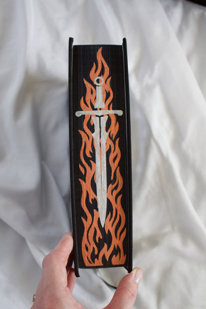 A Court of Wings and Ruin by Sarah J Maas | Handmade, Custom Special Edition Rebind, Rebound Book