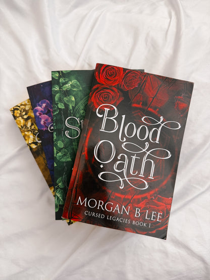 Cursed Legacies Series by Morgan B Lee Paperback Sprayed Edges Set | Val's Second Chance Collection ♡