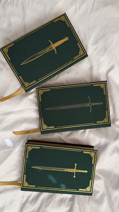 The Lord of the Rings Trilogy by J.R.R. Tolkien Rebound Set | Custom Special Editions | Rebinds