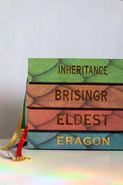 The Inheritance Cycle Series by Christopher Paolini Rebound Set | Custom Special Edition Rebinds