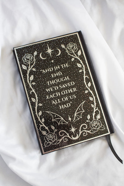 A Court of Frost and Starlight by Sarah J Maas | Handmade, Custom Special Edition Rebind, Rebound Book